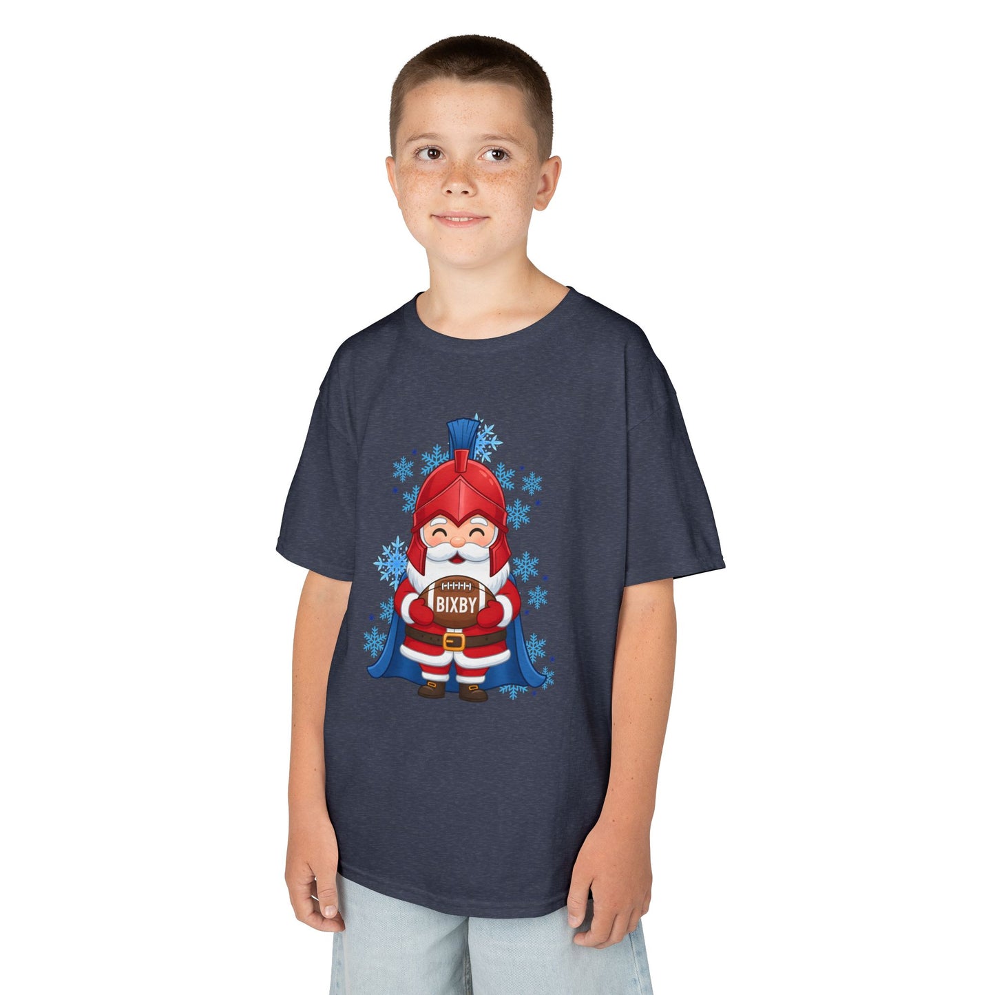 Spartan Football Santa Youth Gildan Tee