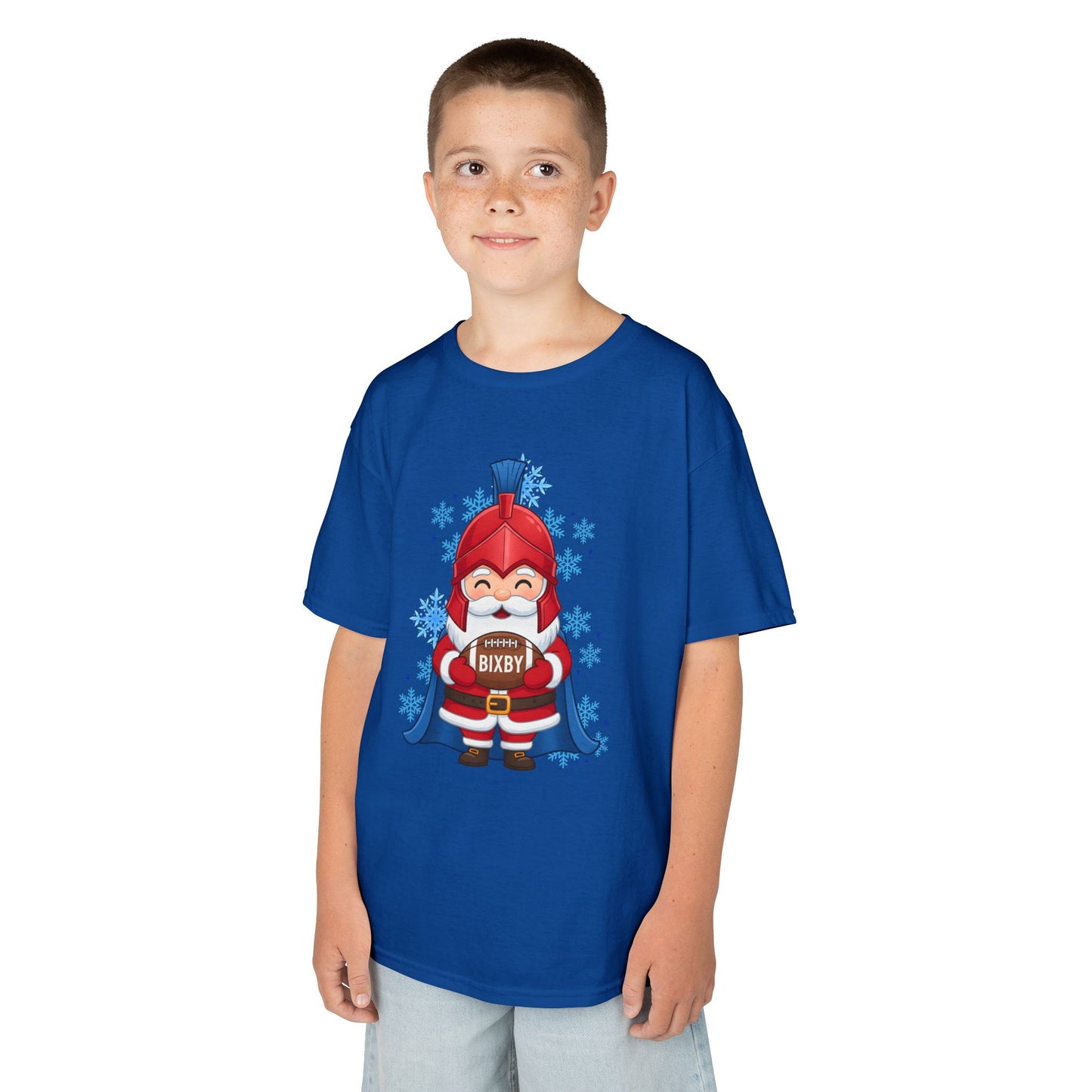 Spartan Football Santa Youth Gildan Tee