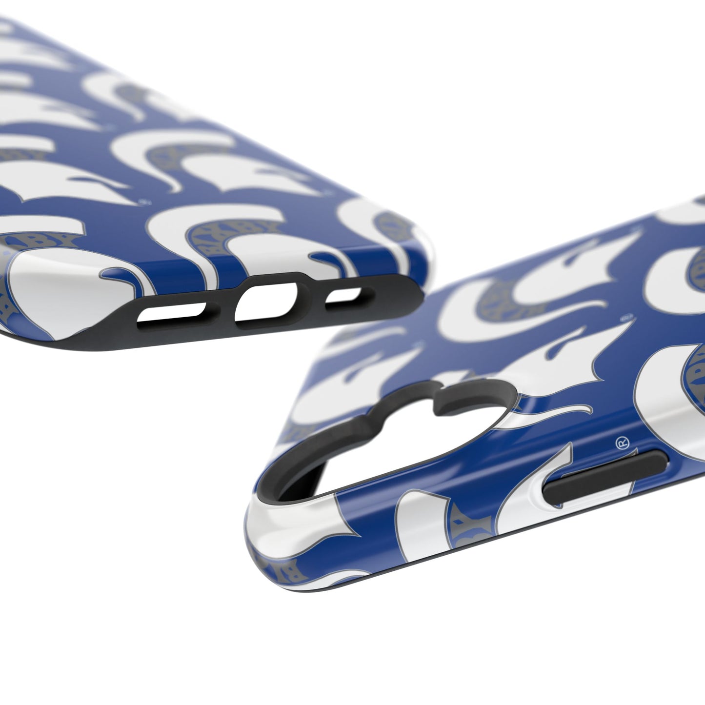 Bixby Spartan White Logo Impact Resistant iPhone Case