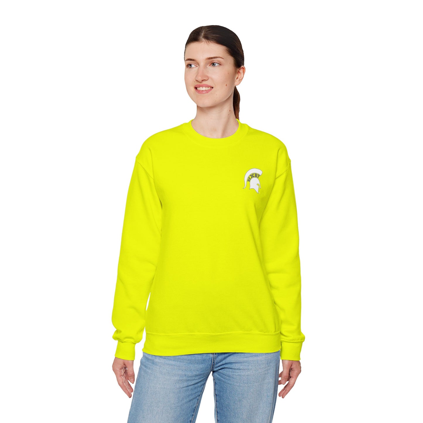 Spartan White Logo Gildan Sweatshirt