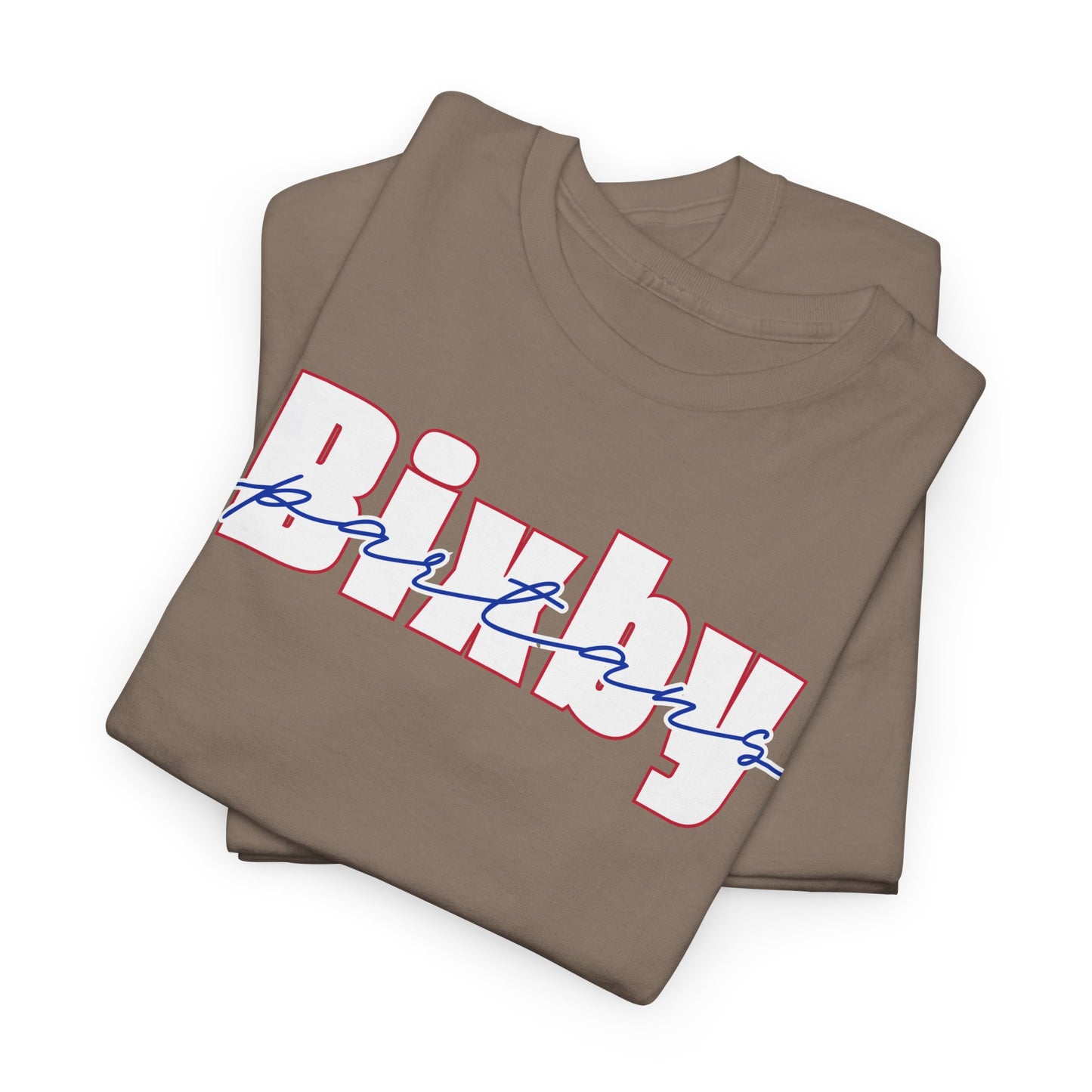 Bixby Spartans Cursive Gildan Tee