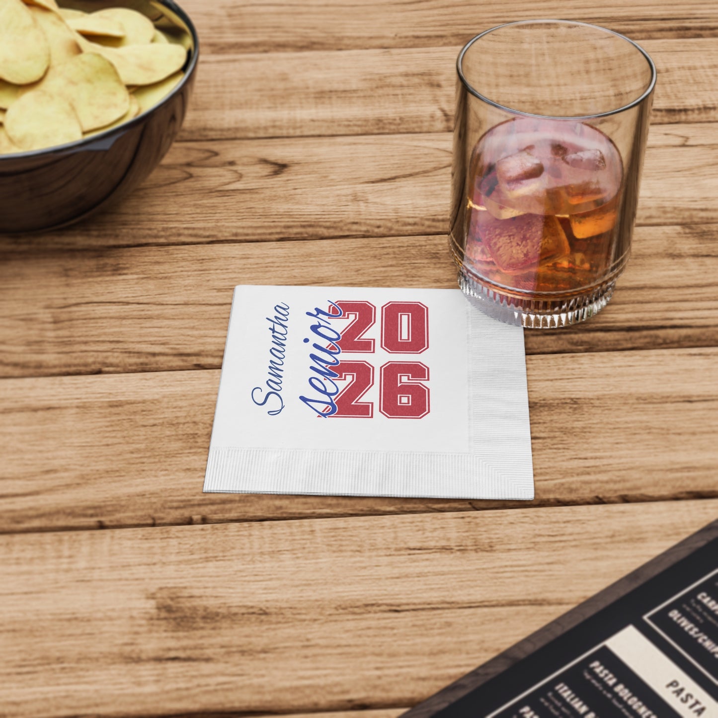 Bixby Spartan Senior Class 2026 Party Napkin
