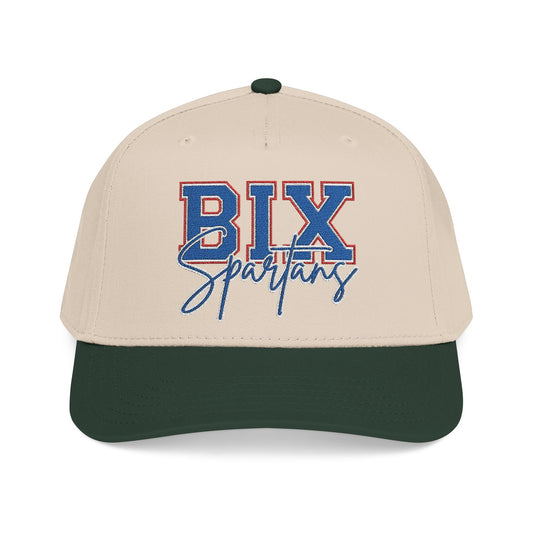 Bixby Spartans Script - Retro Distressed Patch Cap