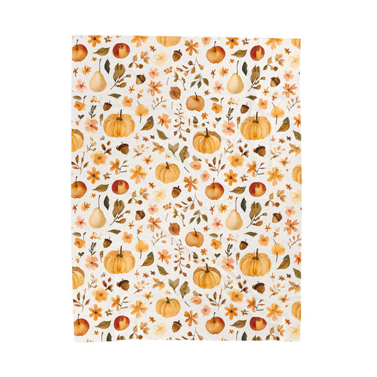 Autumn Vibes Velveteen Plush Blanket