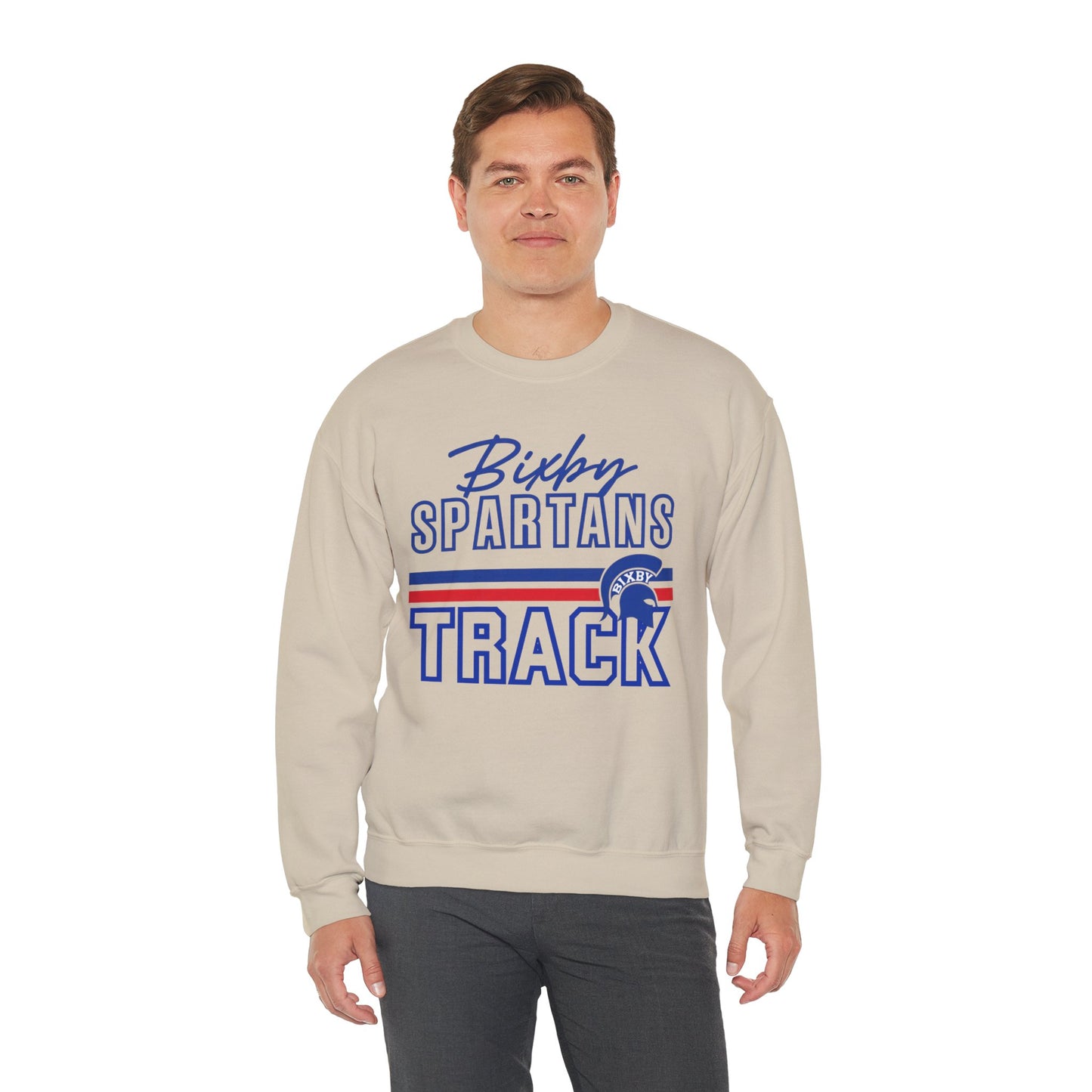Bixby Spartans Track Gildan Sweatshirt