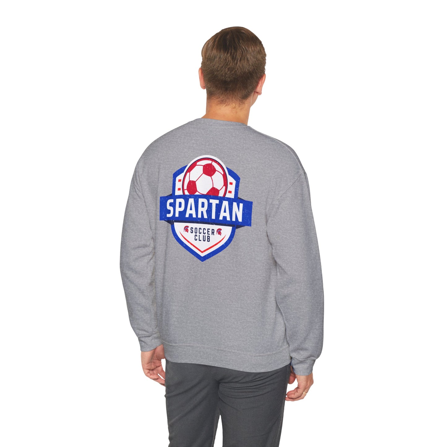Spartan Soccer Club Distressed Crest Gildan Sweatshirt
