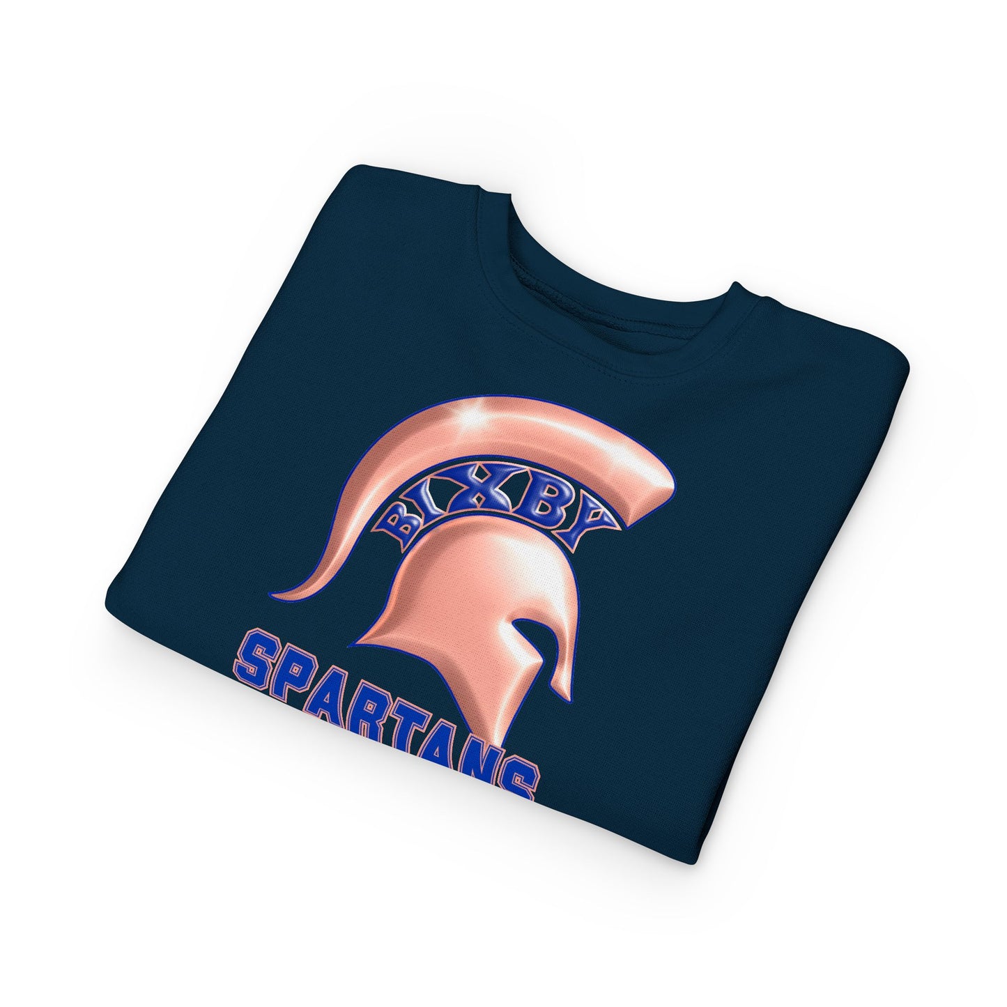 Bixby Spartans Metallic Rose Gold Toddler Rabbit Skins Sweatshirt