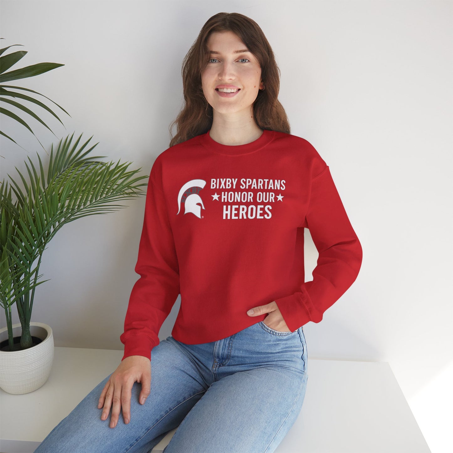 Spartans Honor Our Heroes Military Appreciation Gildan Sweatshirt