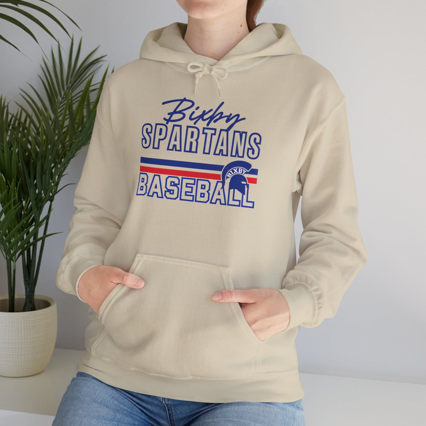 Bixby Spartans Baseball Gildan Hoodie