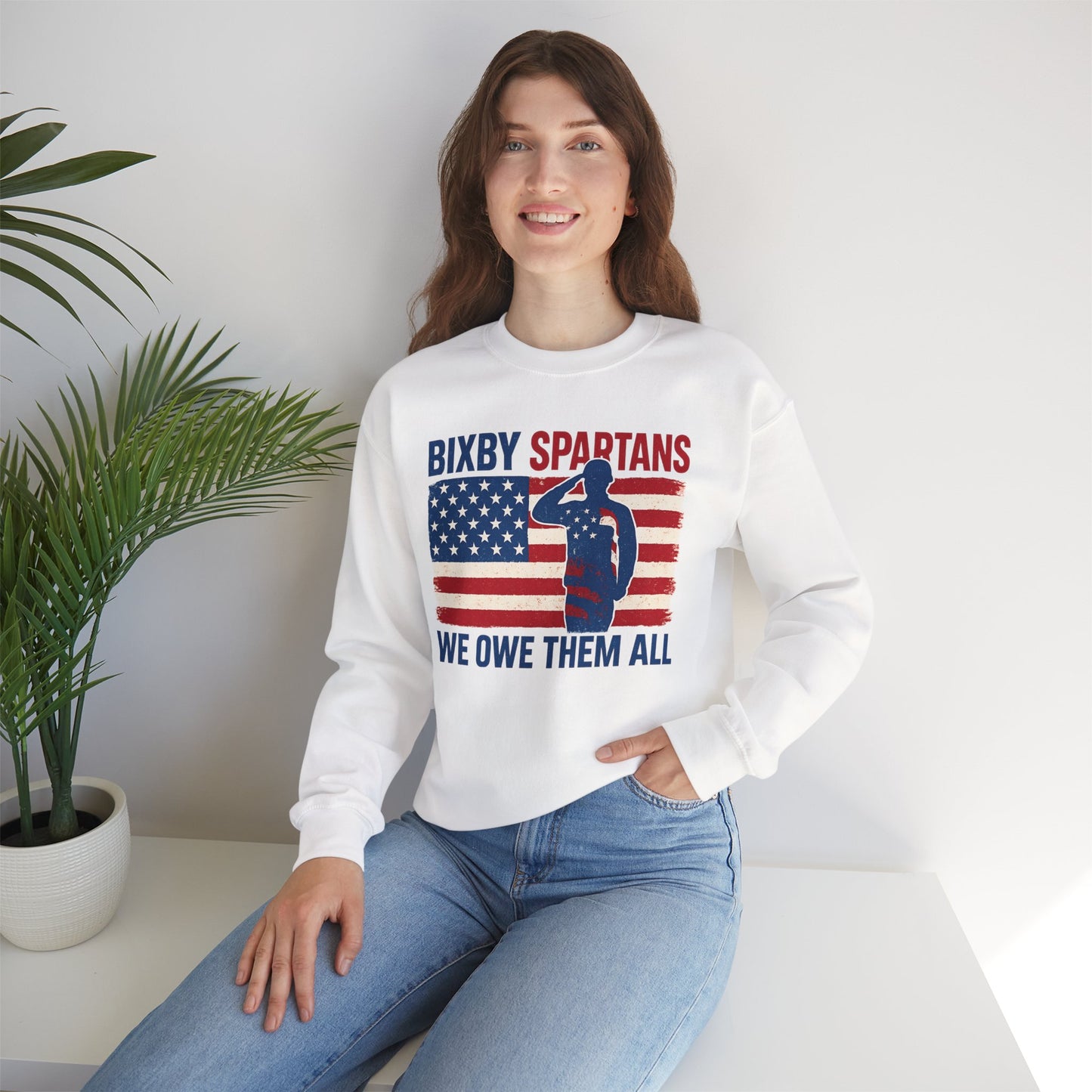 Bixby We Owe Them All Gildan Sweatshirt