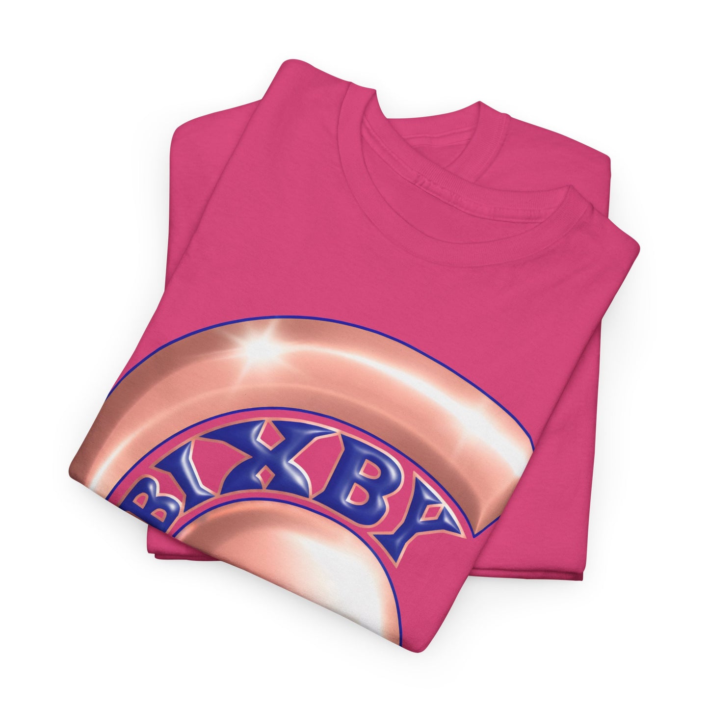 Bixby Spartan Metallic Rose Gold Gildan Tee