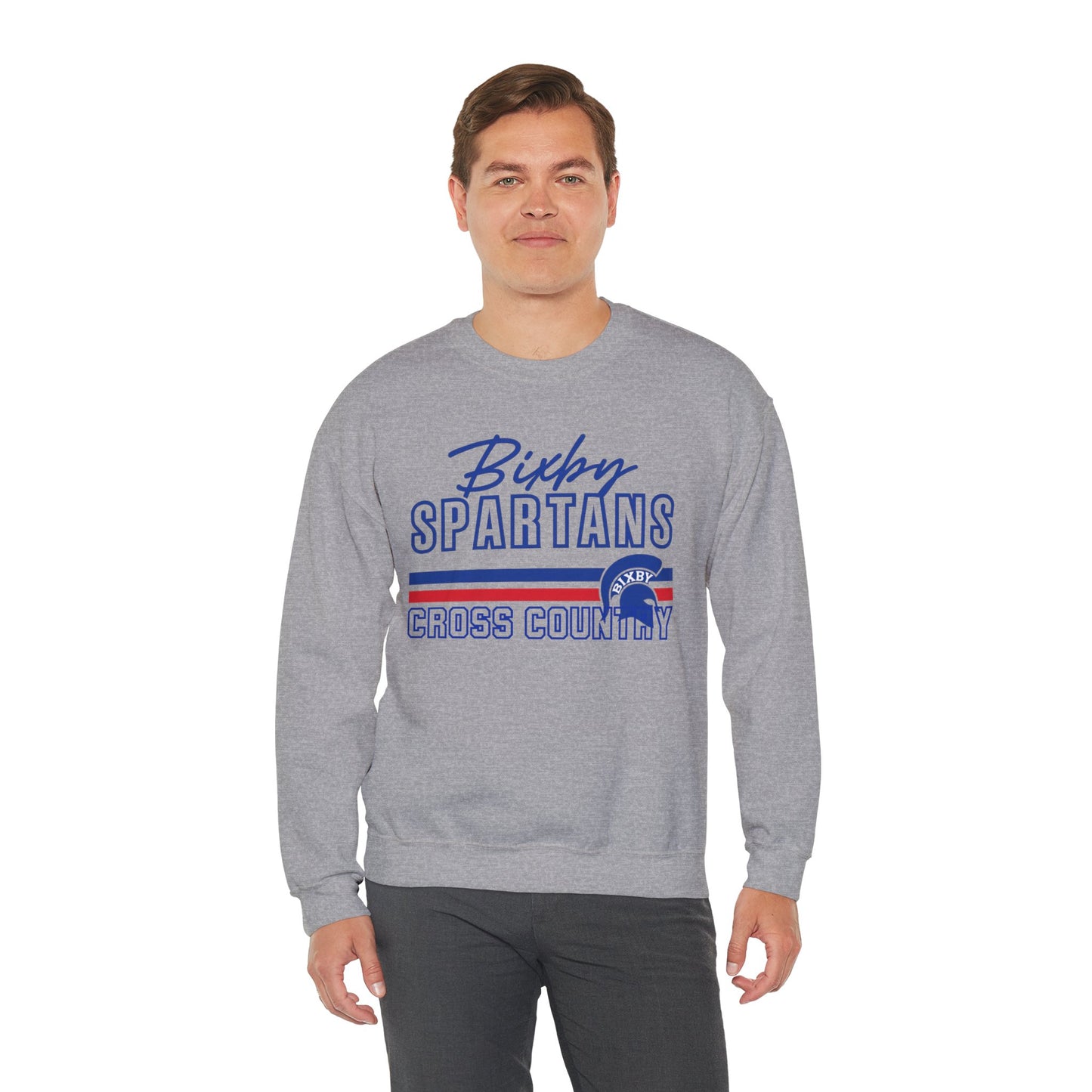 Bixby Spartans Cross Country Gildan Sweatshirt