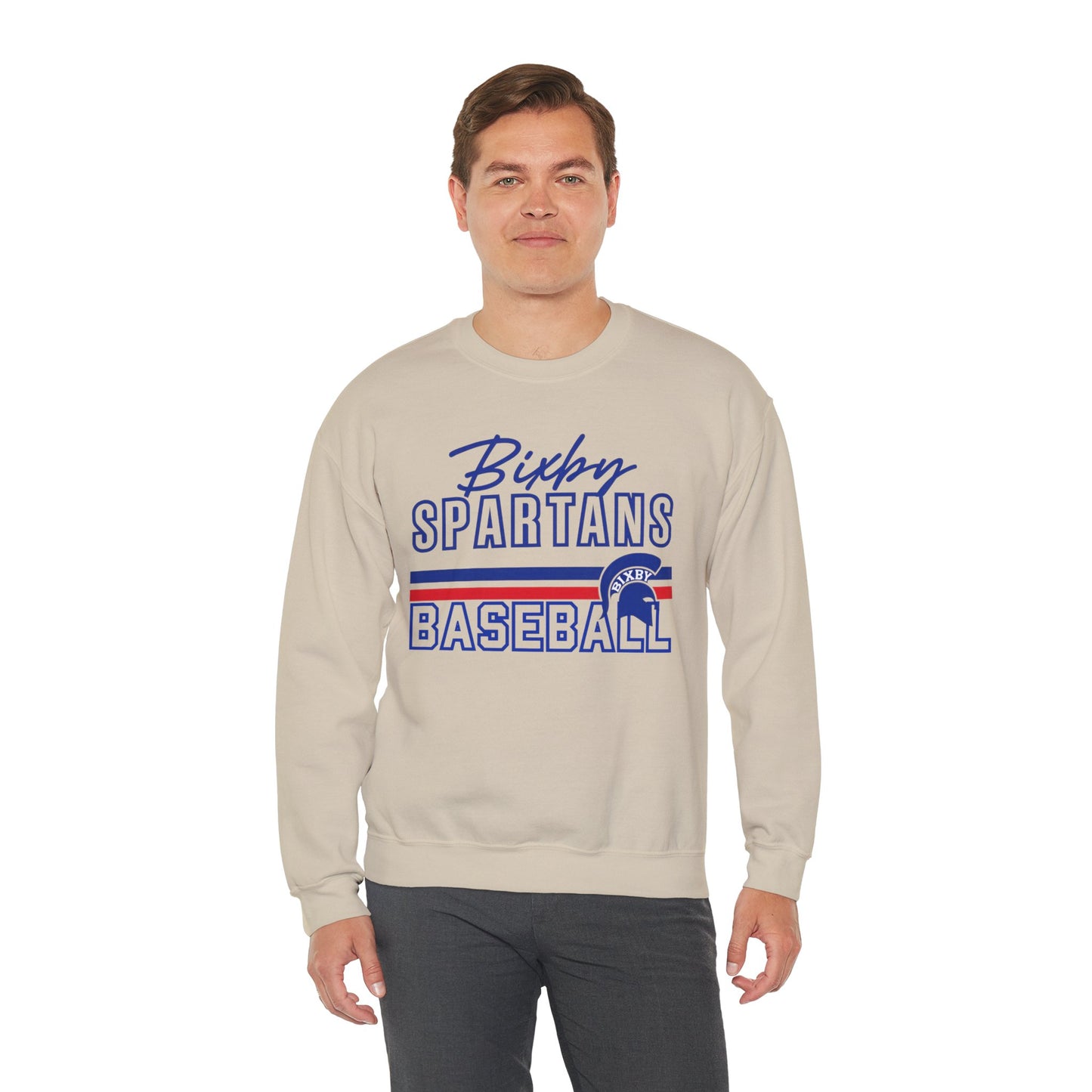 Bixby Spartans Baseball Gildan Sweatshirt