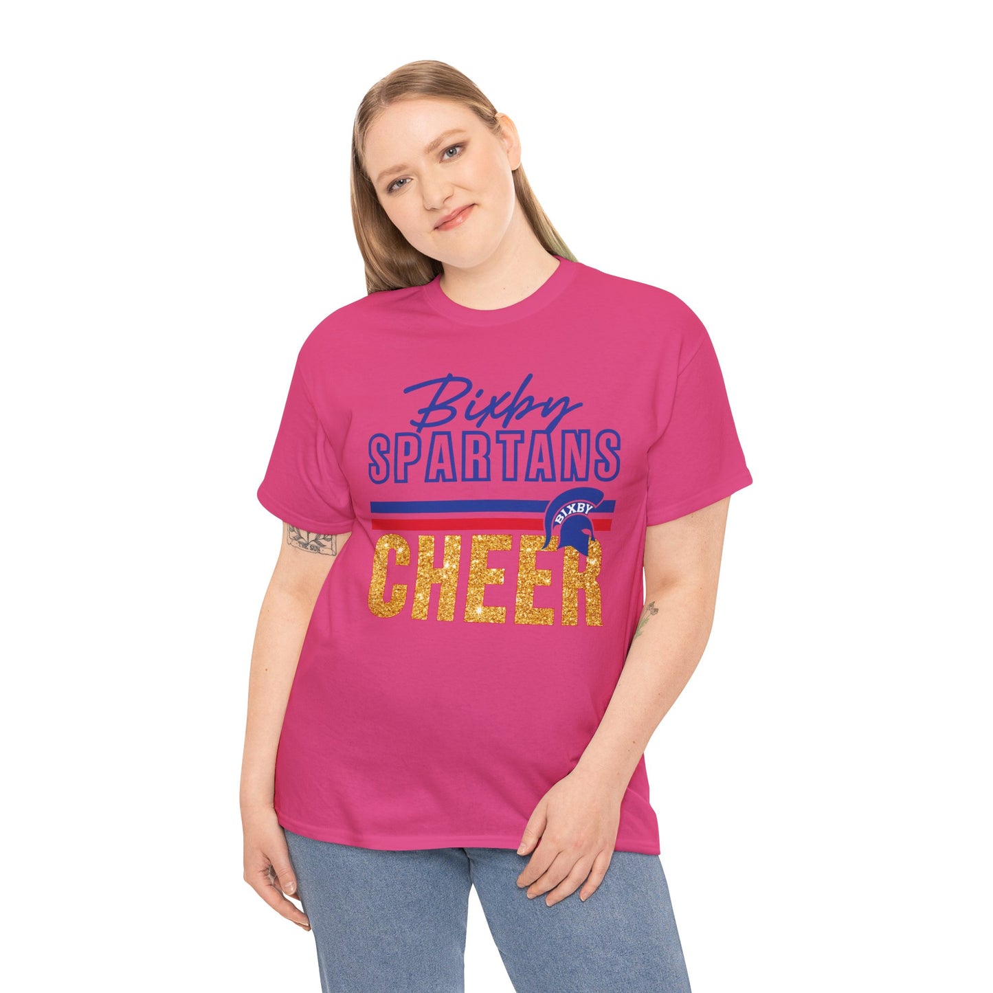 Bixby Spartans Cheer Gildan Tee
