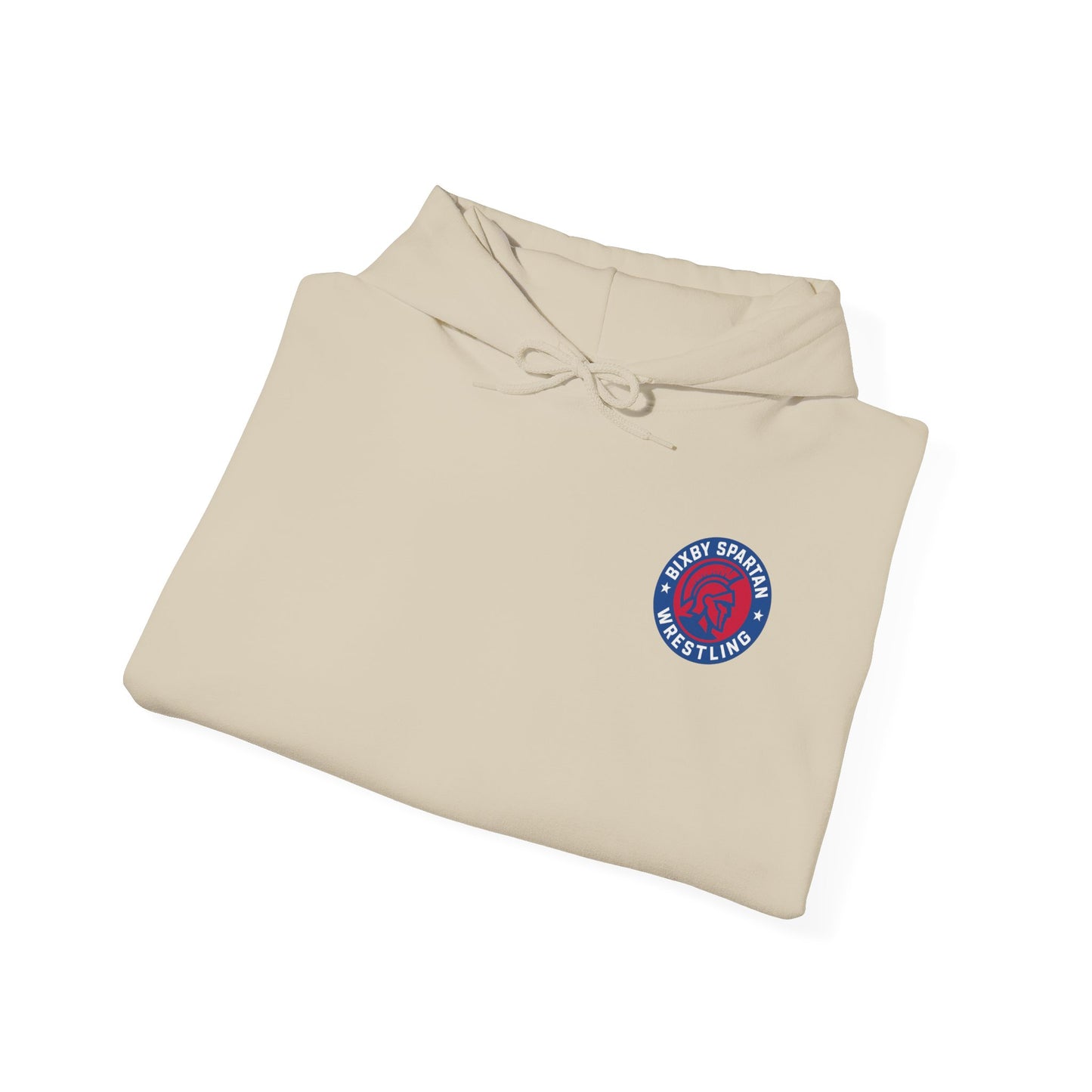 Raised On The Mat Spartan Wrestling Gildan Hoodie