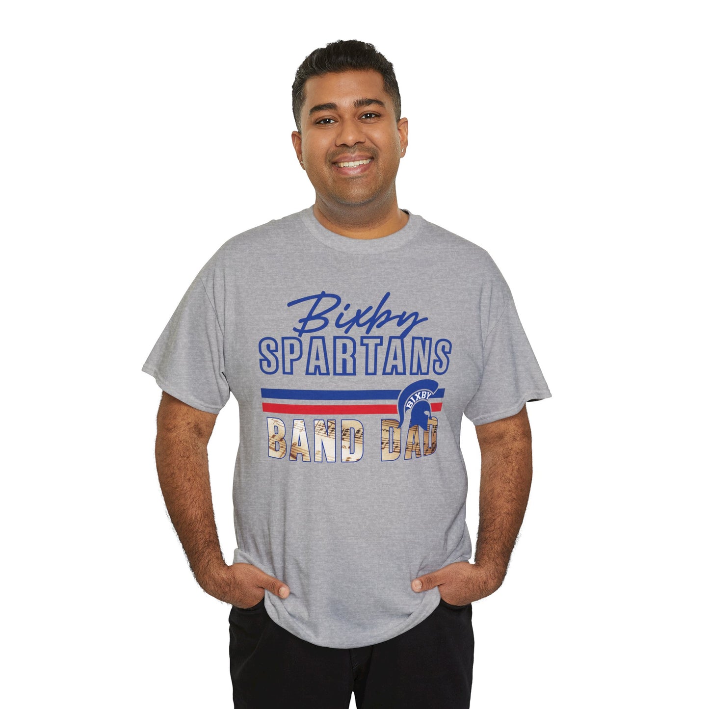 Bixby Spartans Band Dad Gildan Tee