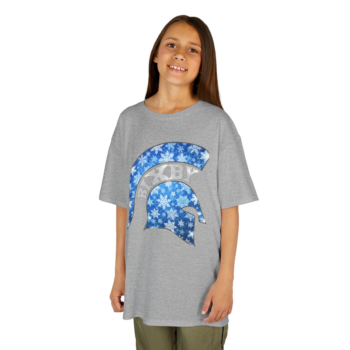 Bixby Spartan Winterfrost Youth Gildan Tee