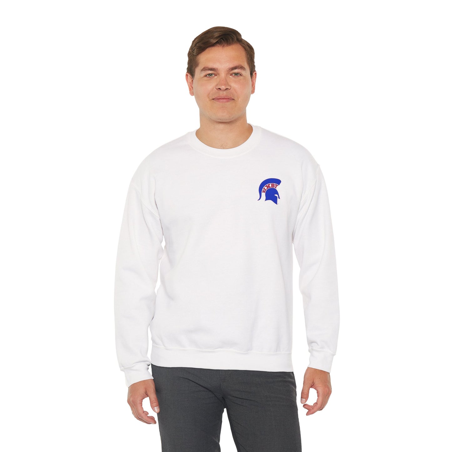 Spartan Blue Logo Gildan Sweatshirt