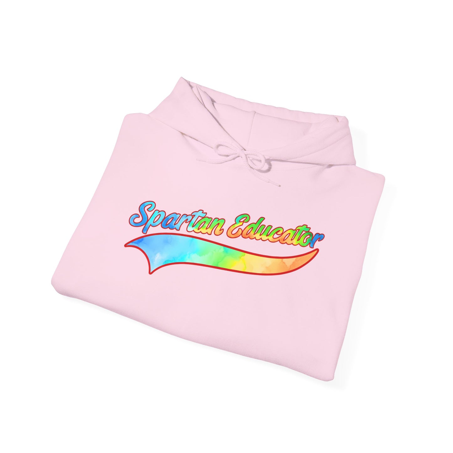 Spartan Educator Tie-Dye Design Gildan Hoodie