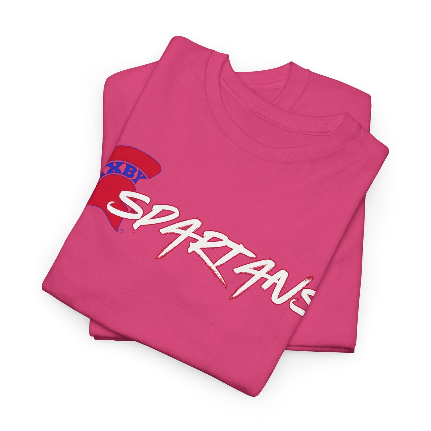 Spartans Blue Logo Gildan Tee