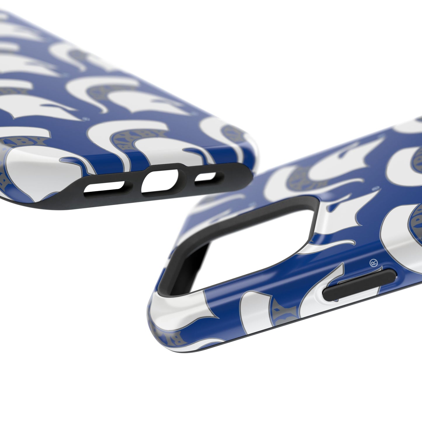 Bixby Spartan White Logo Impact Resistant iPhone Case