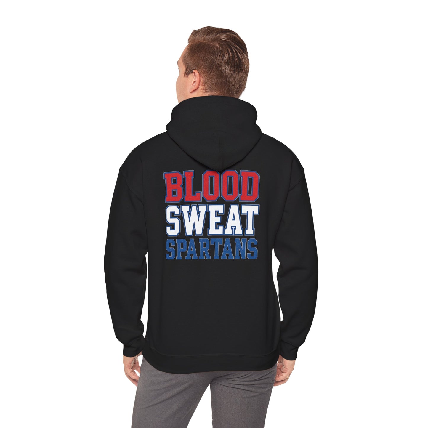 Blood Sweat Spartan Wrestling Gildan Hoodie