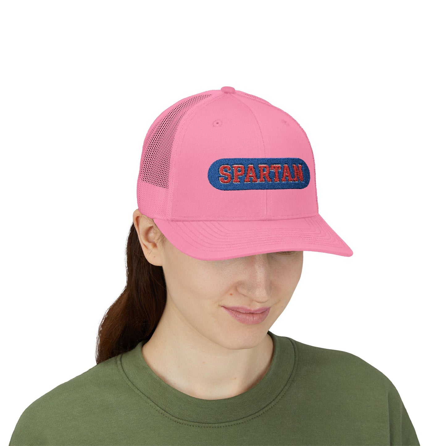 Spartan Bold Embroidered Trucker Snapback