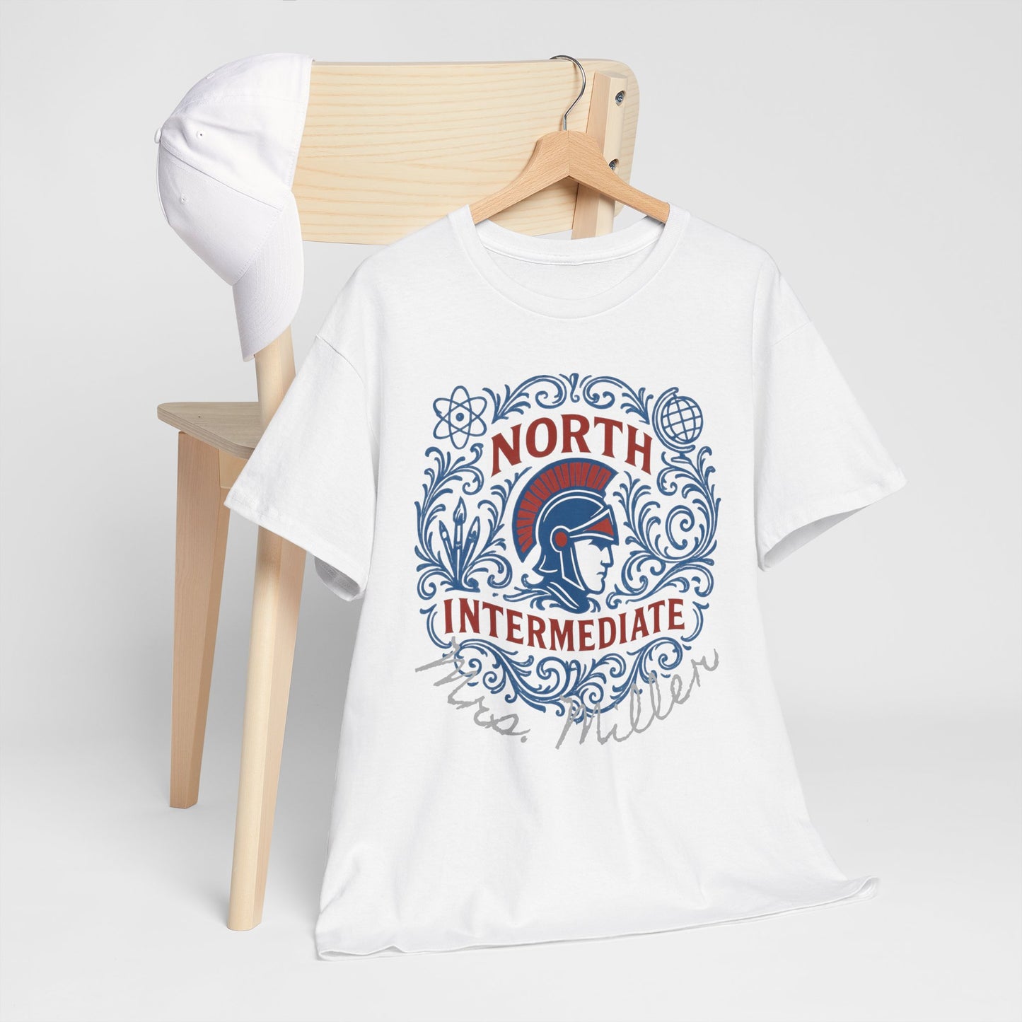 Floral Bixby North Intermediate Spartan Gildan Tee