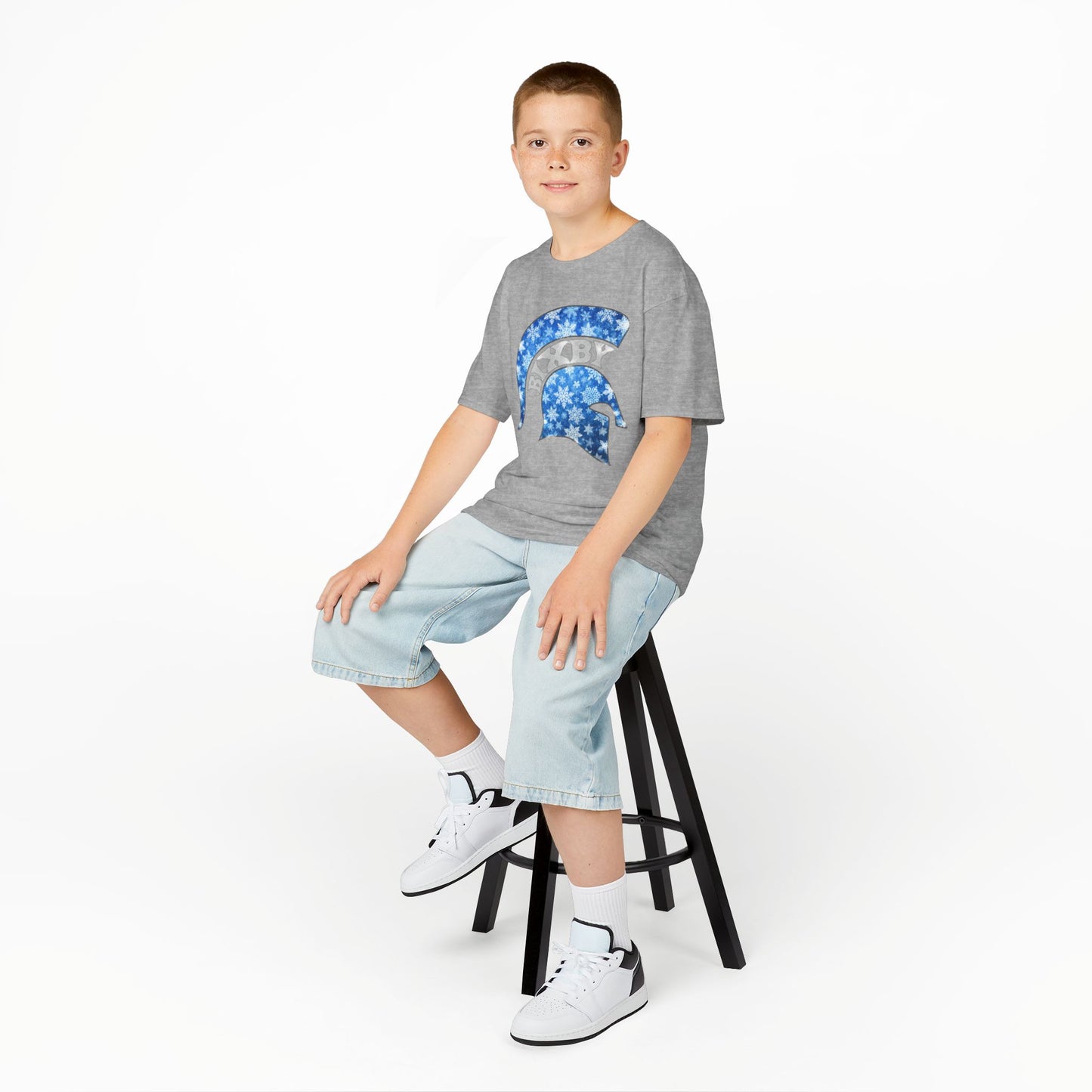 Bixby Spartan Winterfrost Youth Gildan Tee