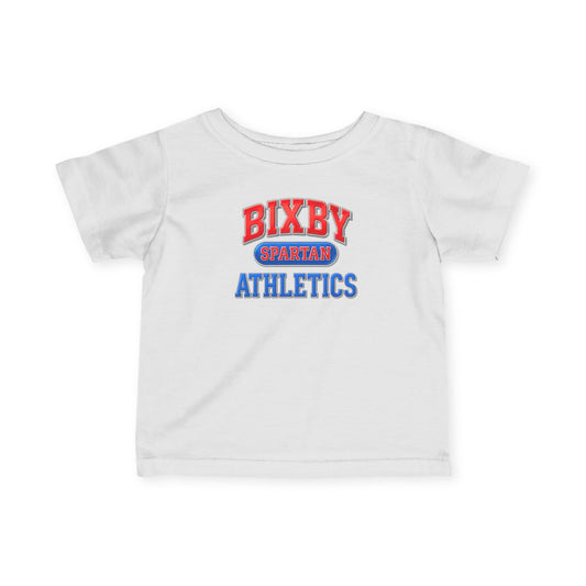 Bixby Spartan Athletics Infant Metallic Gildan Tee