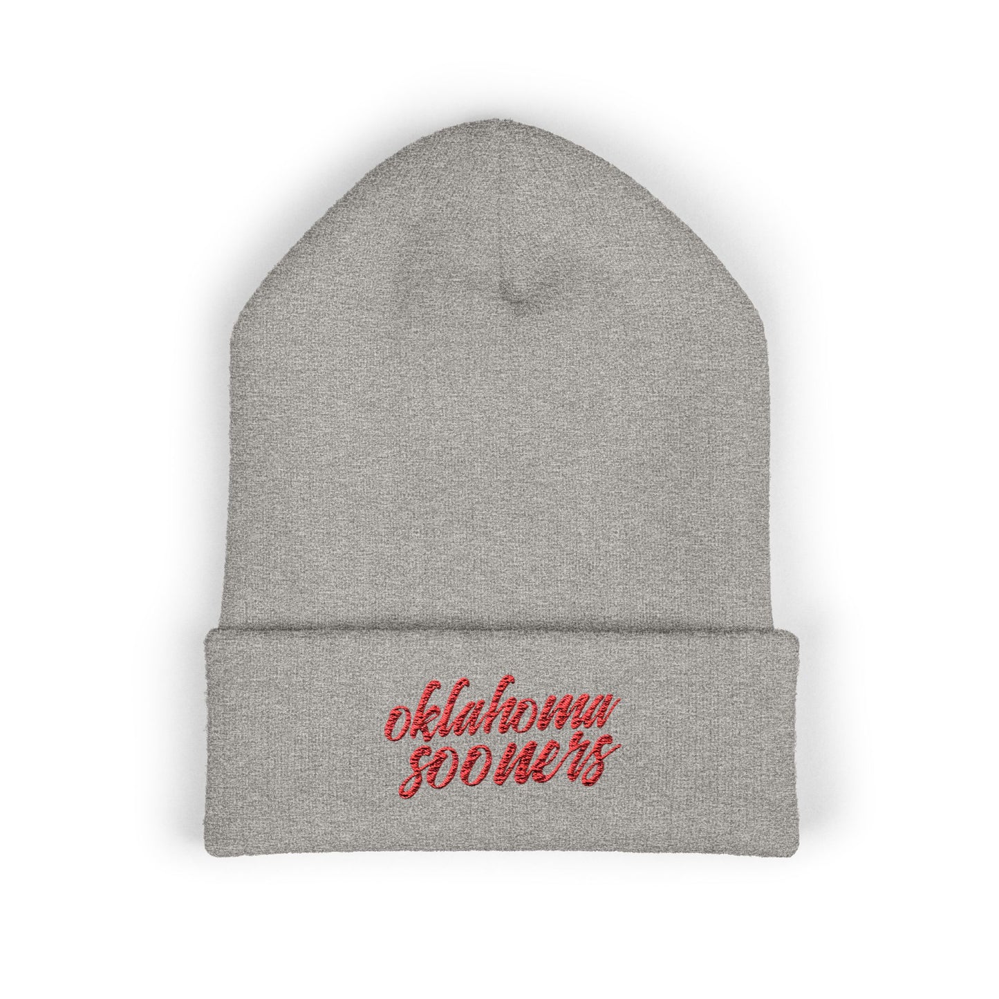 Sooners Crimson Font Beanie