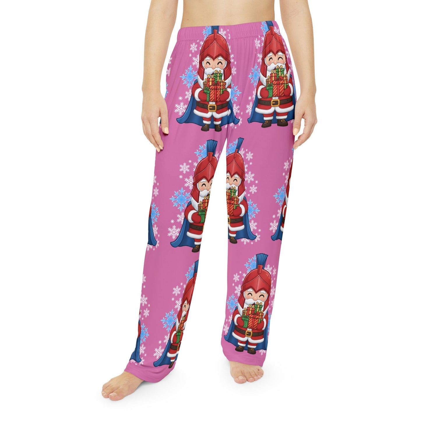 Spartan Santa Women's Pink Pajama Bottoms