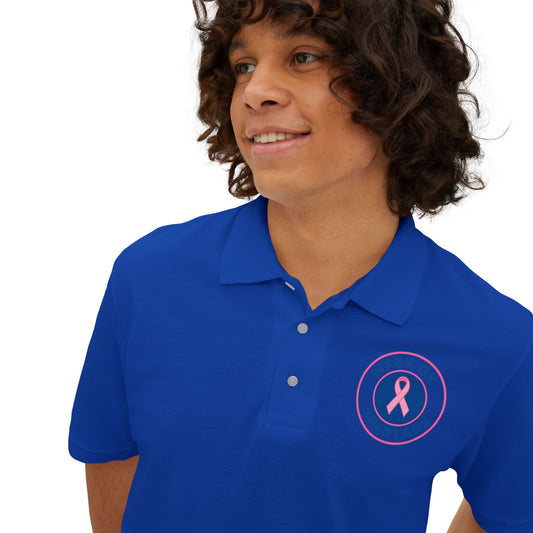 Spartan Men's Breast Cancer Awareness Polo
