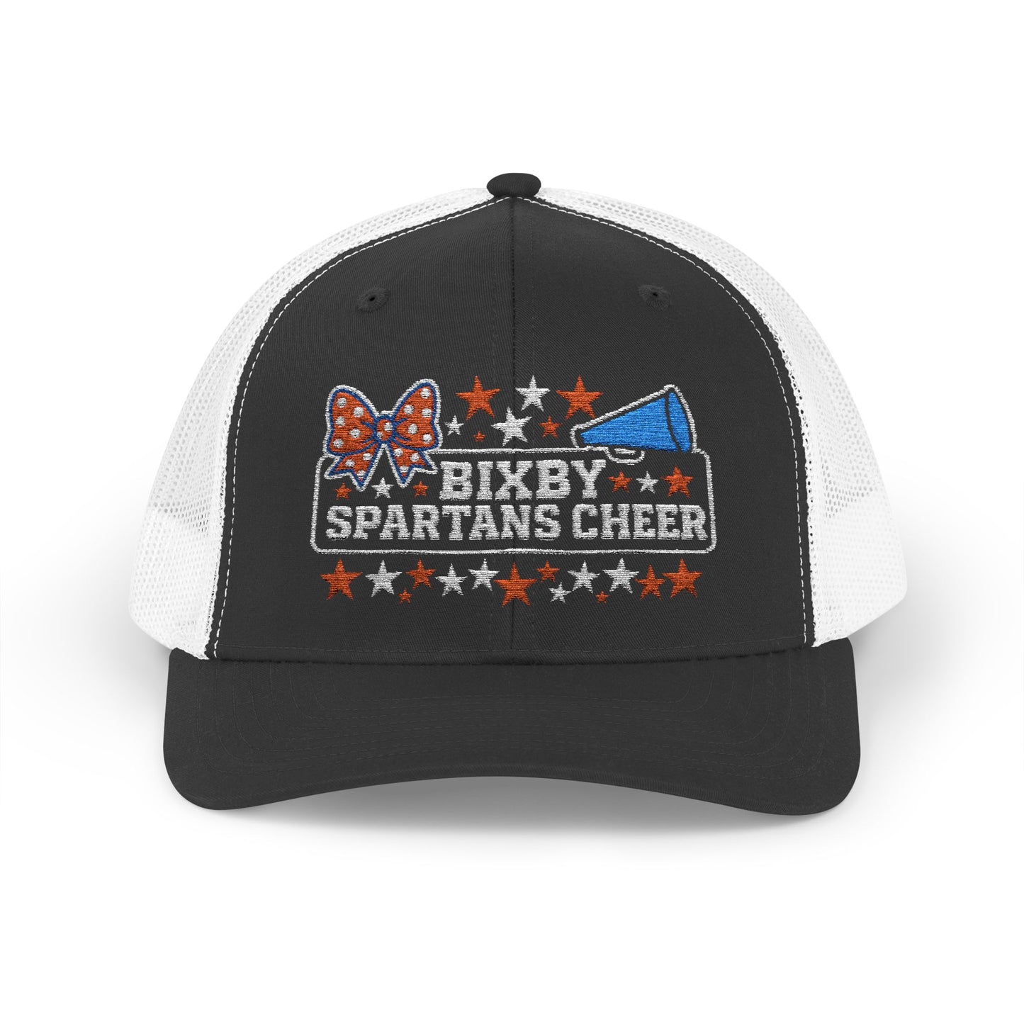 Bixby Spartans Cheer Embroidered Trucker Snapback