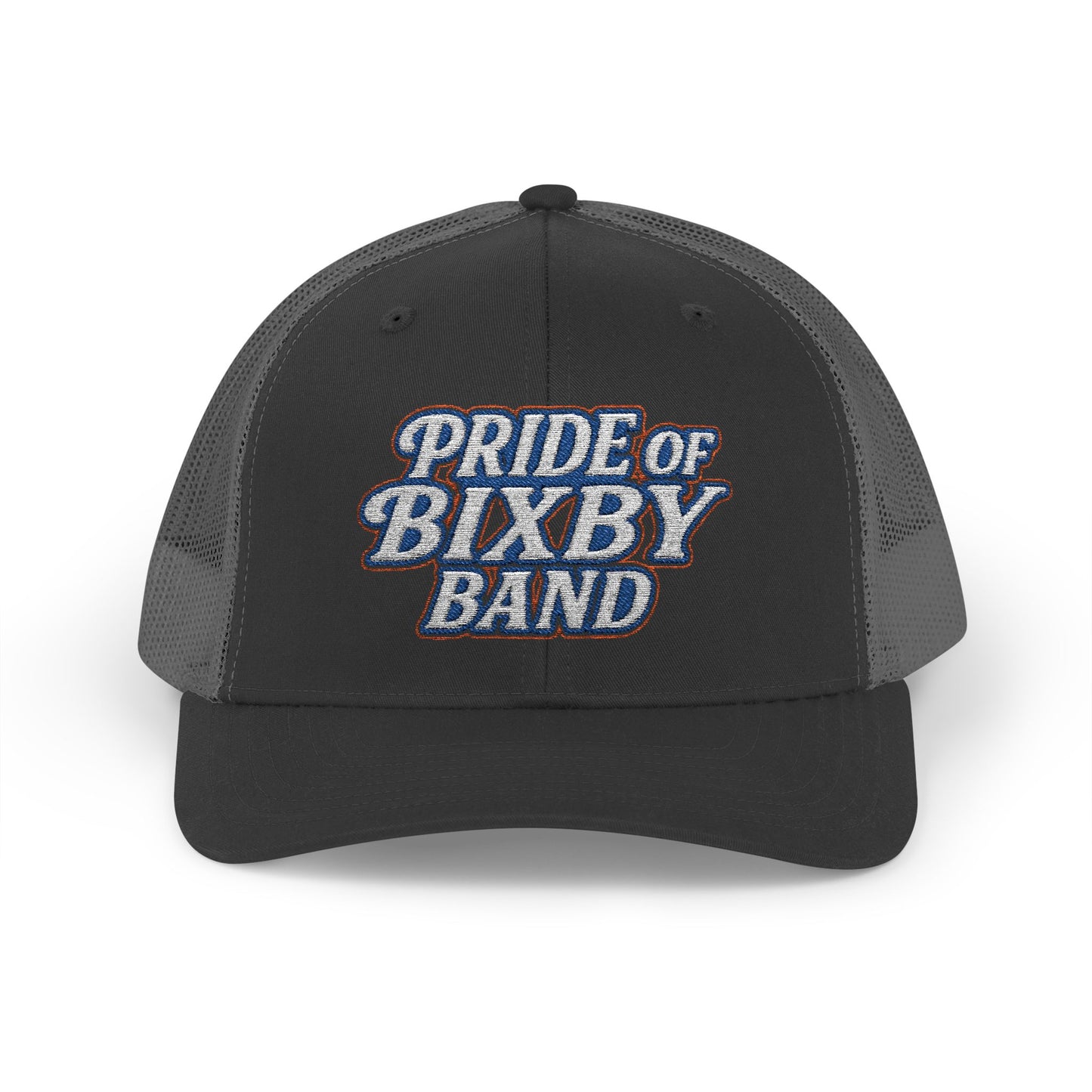 Pride of Bixby Band Embroidered Trucker Snapback