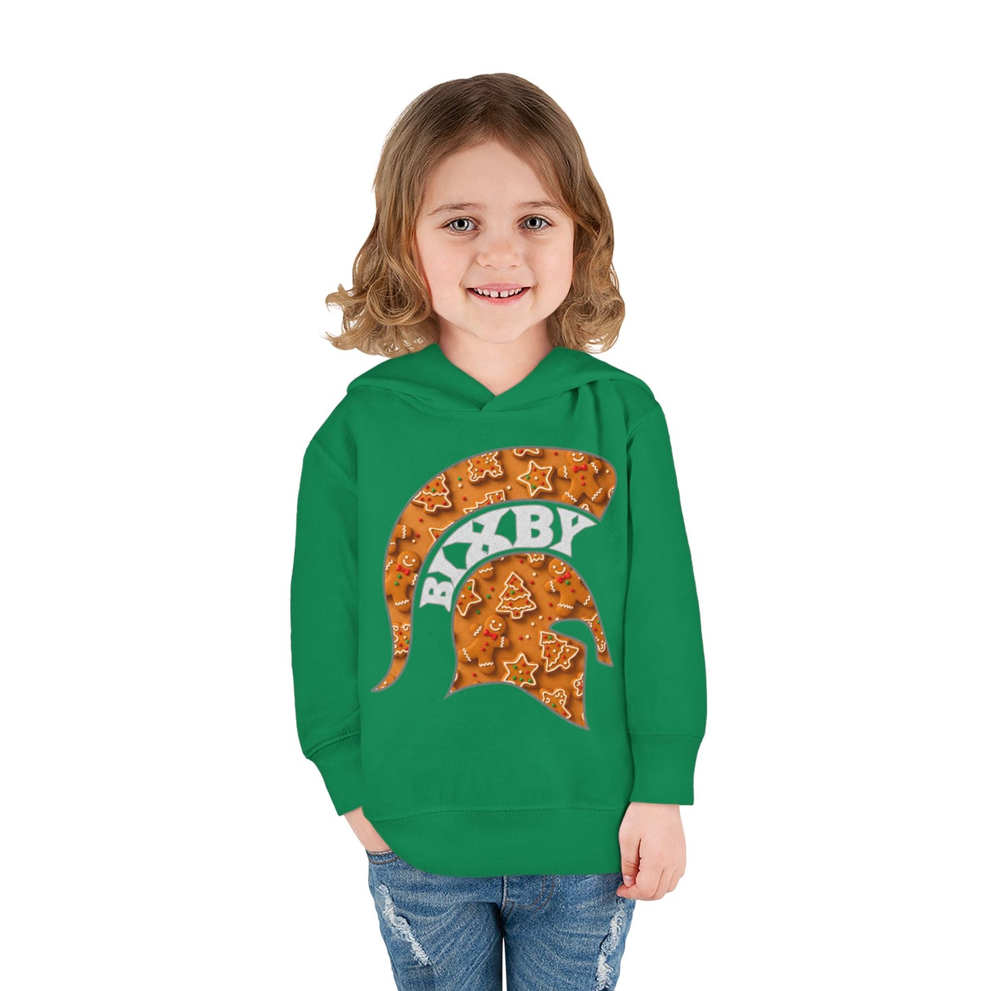 Bixby Spartans Gingerbread Toddler Rabbit Skins Sweatshirt