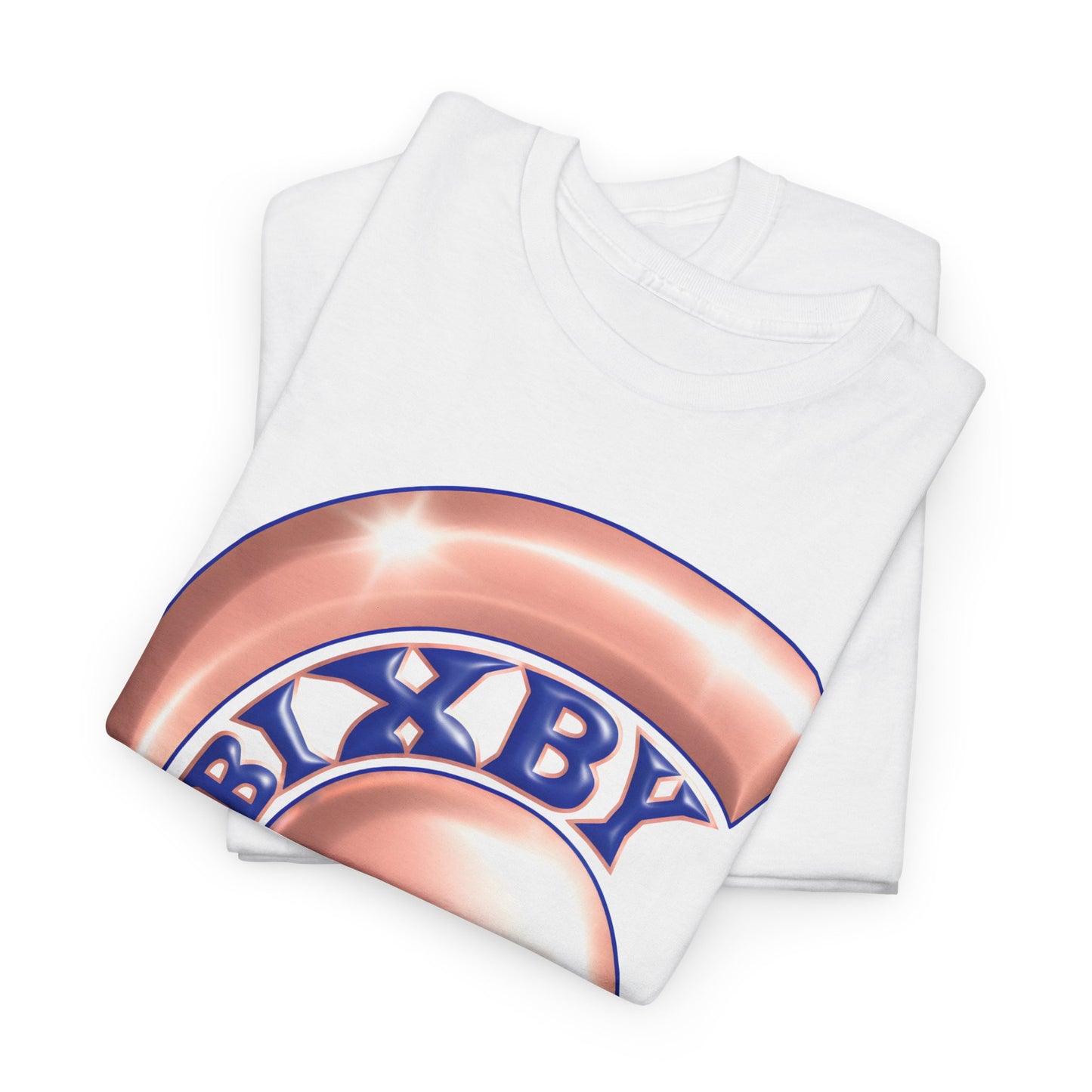 Bixby Spartan Metallic Rose Gold Gildan Tee