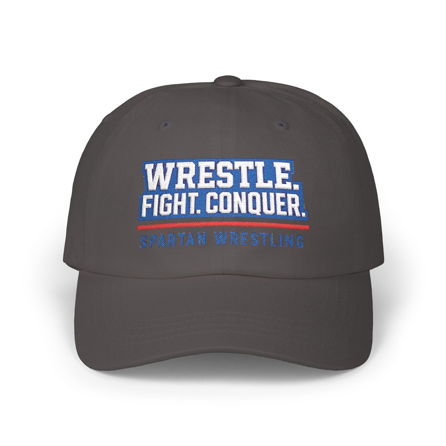 Spartan Wrestle. Fight. Conquer Classic Ballcap