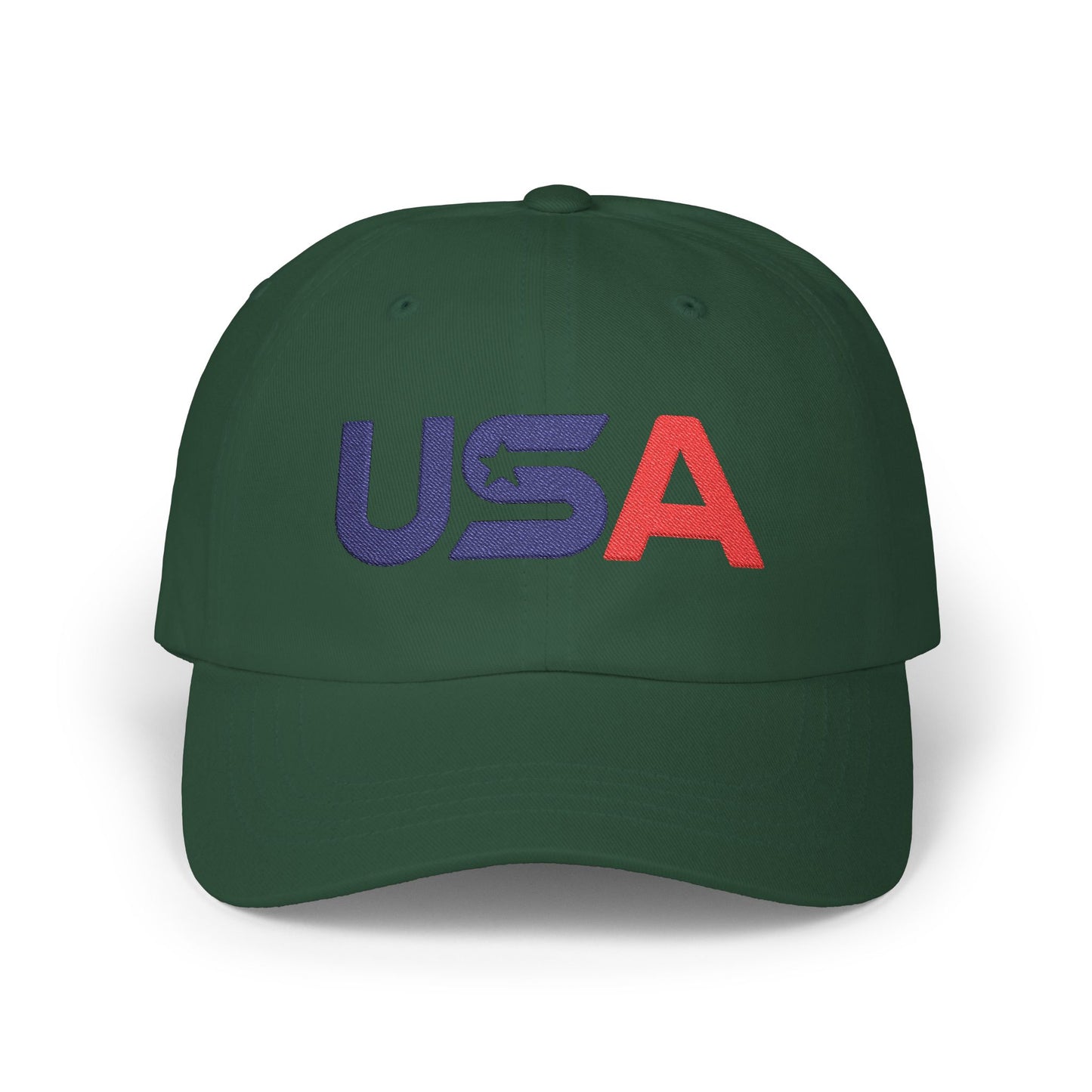 Patriotic USA Embroidered Classic Ballcap