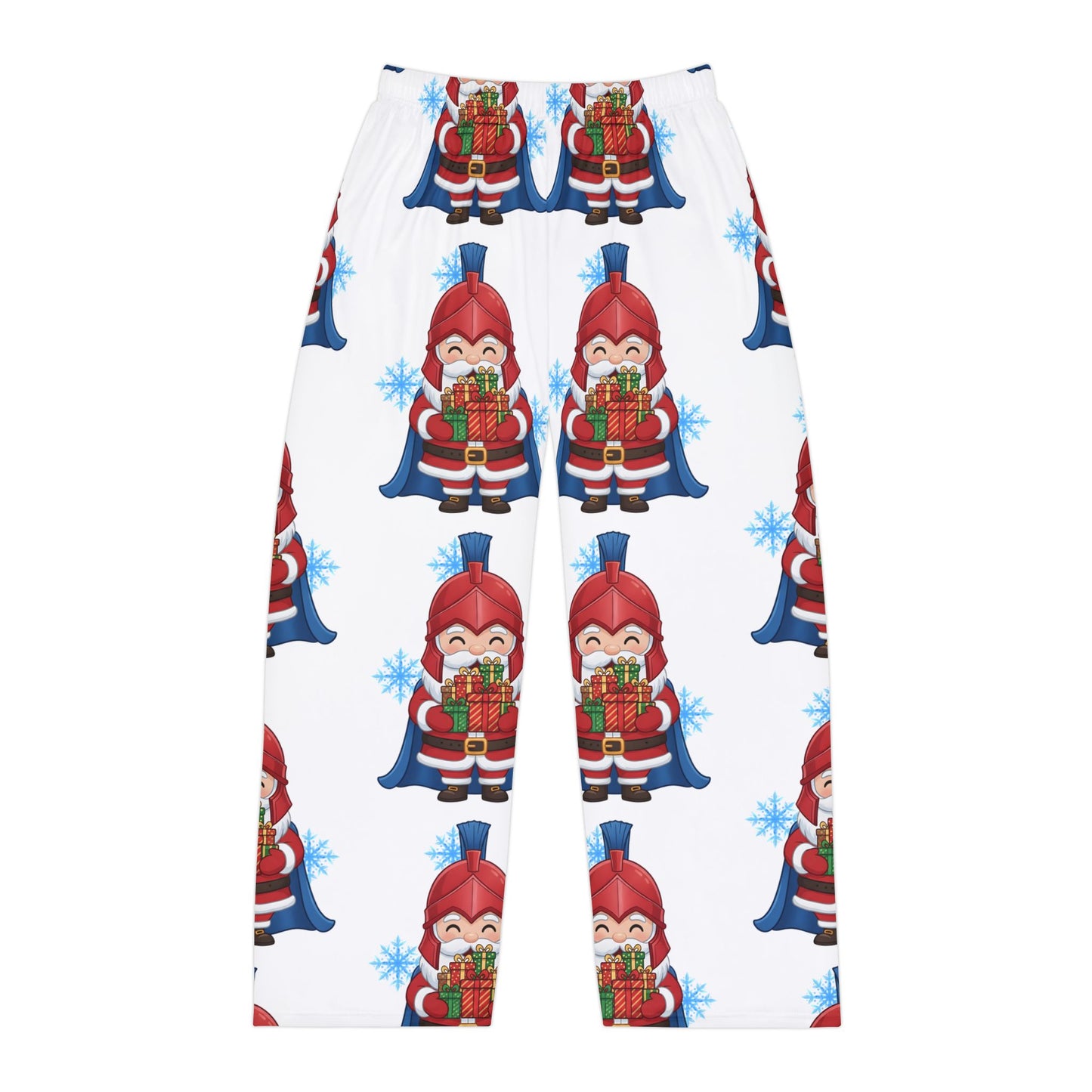 Spartan Santa White Men's Pajama Bottoms