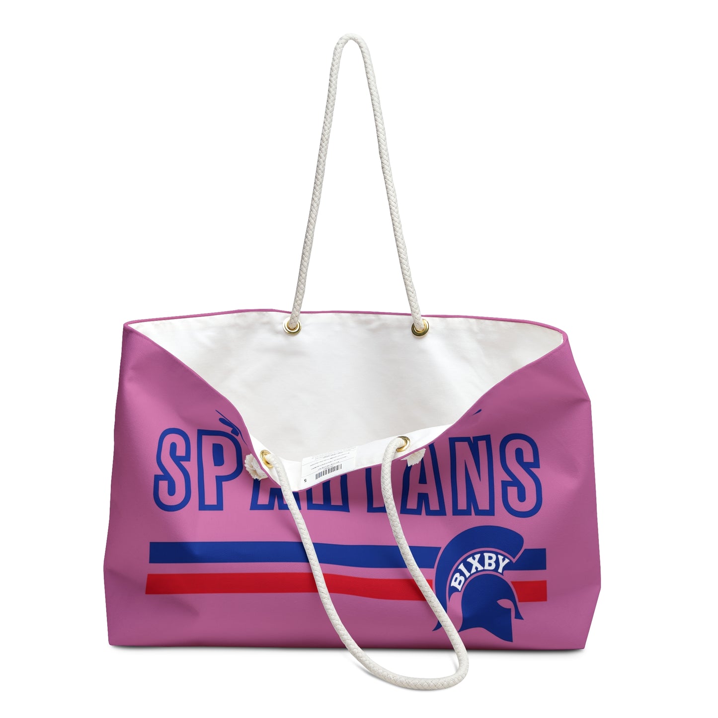 Bixby Spartans Pink Weekender Bag