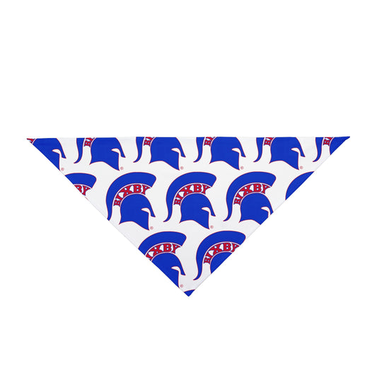 Spartan Blue Logo Pet Bandana