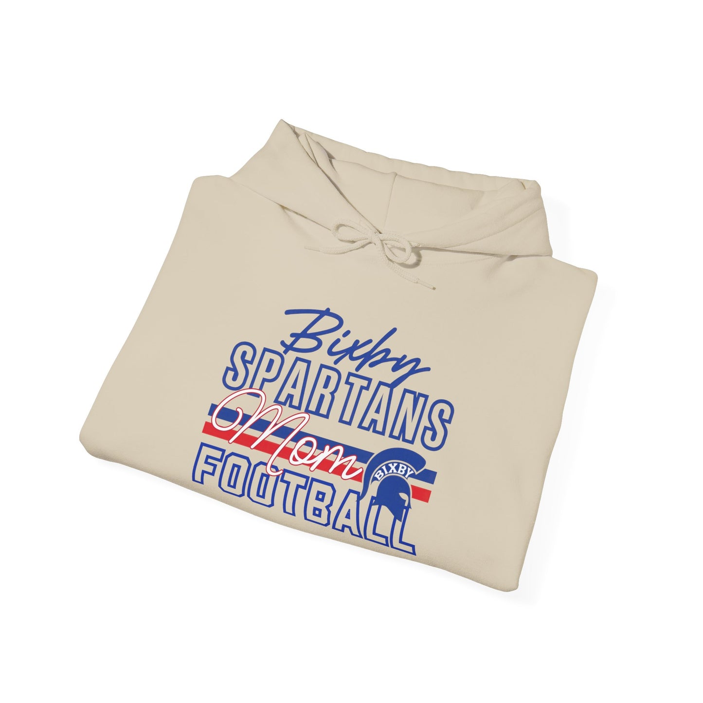 Bixby Spartans Football Mom Gildan Hoodie
