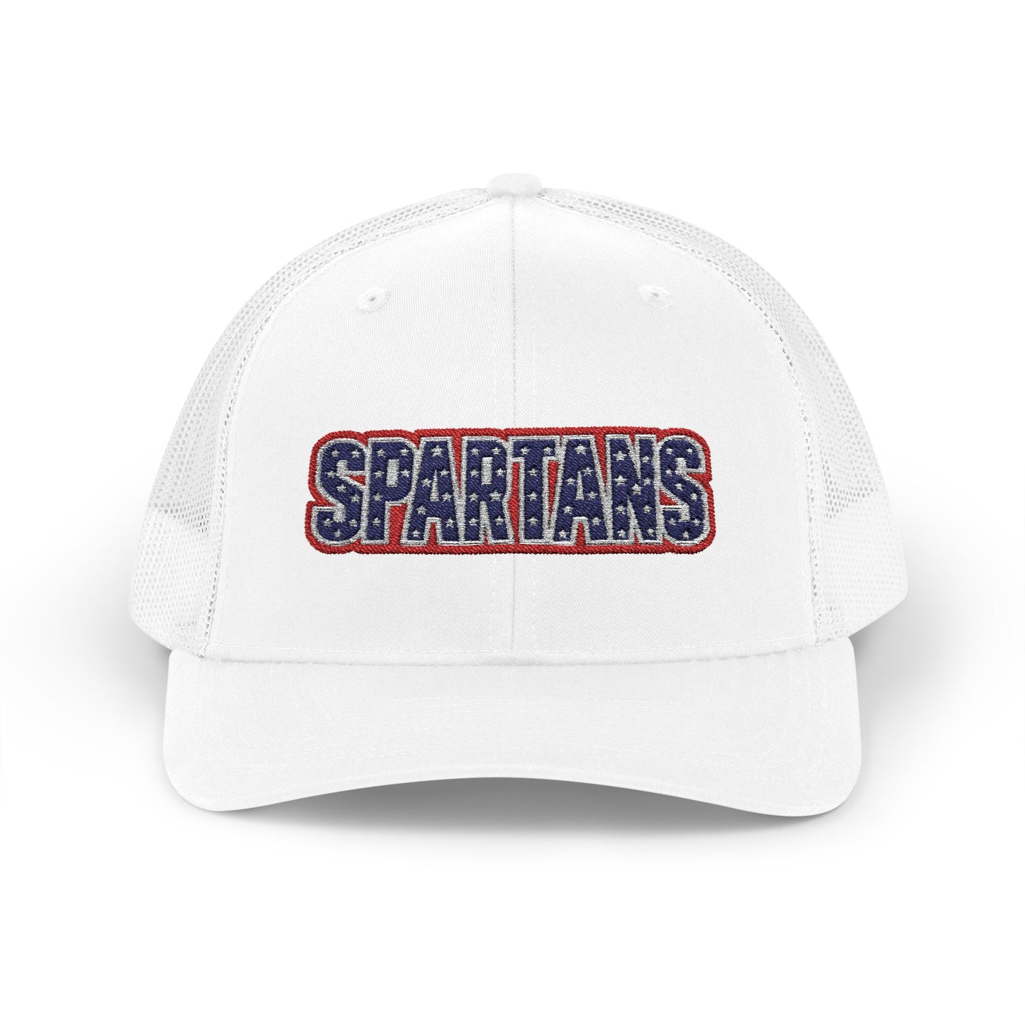 Spartans Patriotic Embroidered Trucker Hat