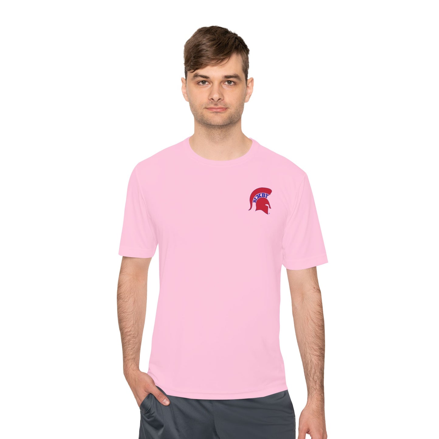 Spartan Red Logo Adult Sport-Tek Tee