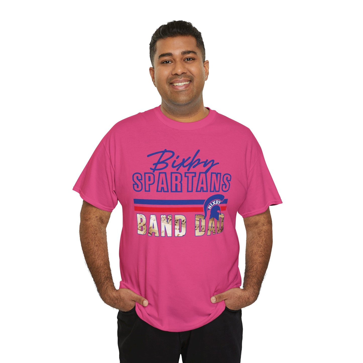 Bixby Spartans Band Dad Gildan Tee