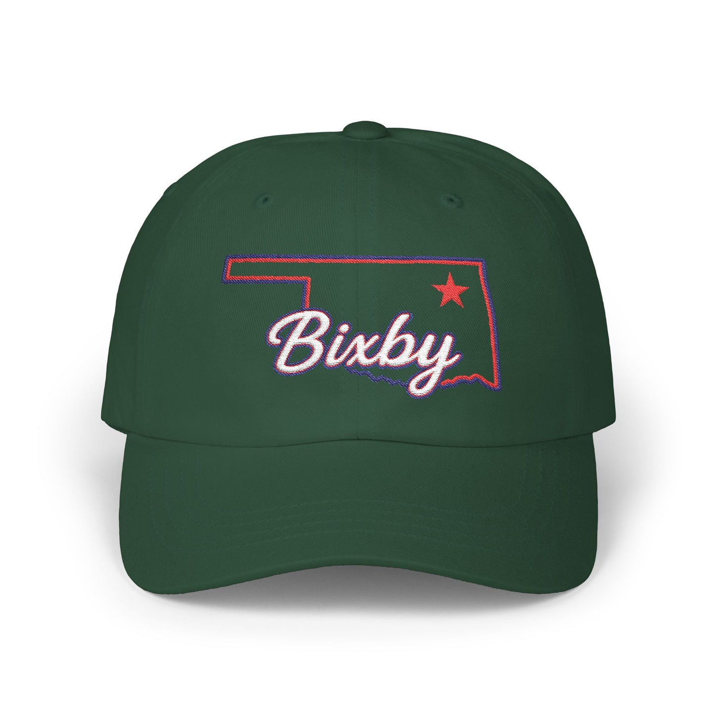 Bixby Oklahoma Embroidered Camouflage Ballcap
