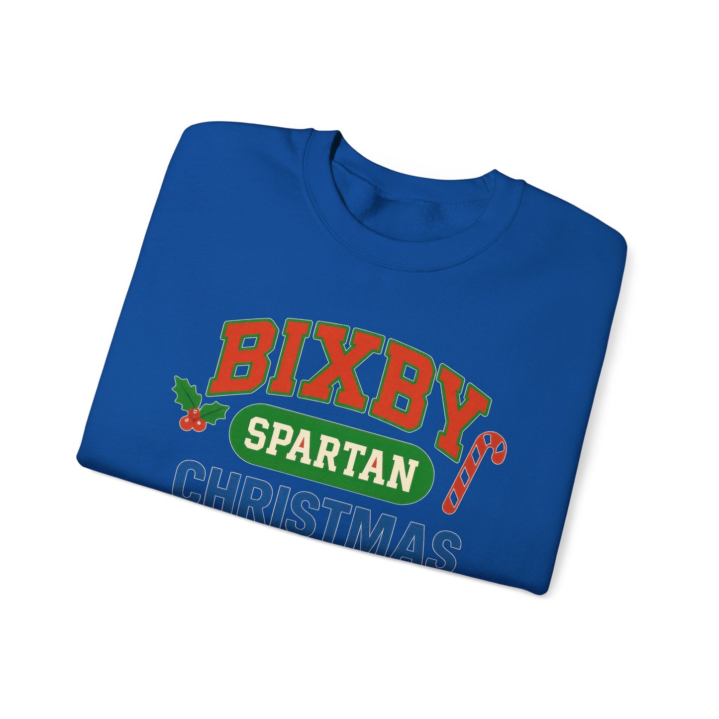 Bixby Spartans Christmas Decor Gildan Sweatshirt