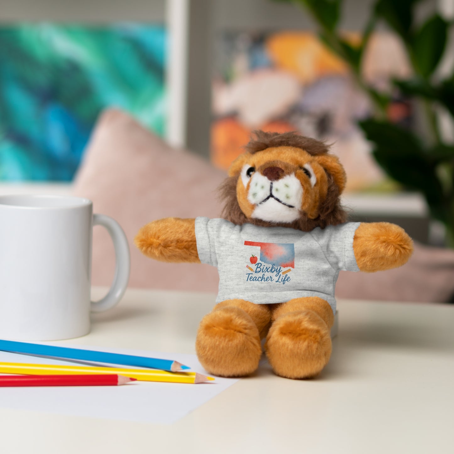 Bixby Oklahoma Teacher Life Stuffed Animal