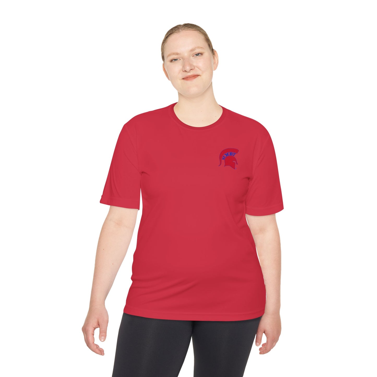 Spartan Red Logo Adult Sport-Tek Tee
